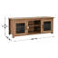 Meuble télé Hatteras Classic pour téléviseur de 80 po ou moins avec portes vitrées-100724863