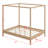  Modern Mid-Century Canopy Bed-110771512-110771501
