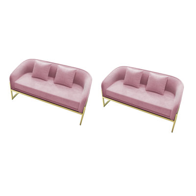 Banc rembourré en mélange de polyester Simple Leisure