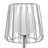19.75"H Kahlen Open Metal Caged Shaded Table Lamp-1005750497-1005750498