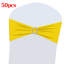 Housse de protection extensible à boucle avec coulisse de fête de mariage-128194728