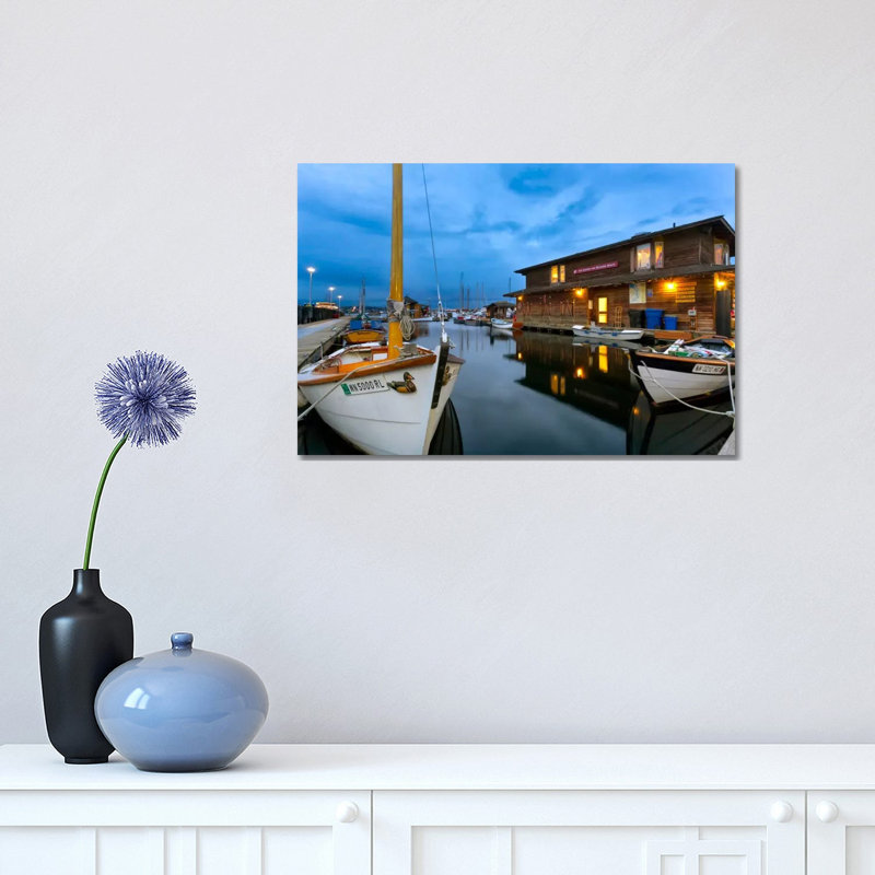 Lake Union Blue, Seattle, Washington by Jim Nilsen - Wrapped Canvas Print, 30.48cm H x 45.72cm W x 1.91cm D