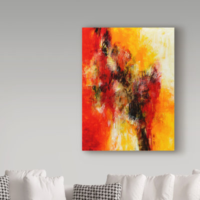 Sabio 'In the Company of Angels' Acrylic Painting Print on Wrapped Canvas