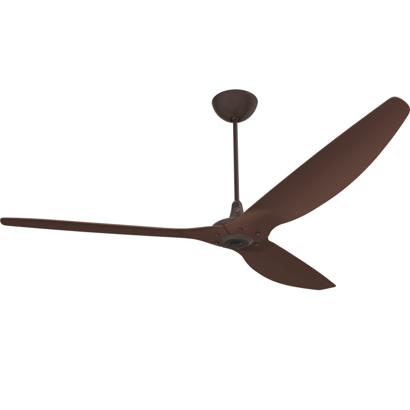 Haiku Smart Downrod Ceiling Fan, Black, 84 inches