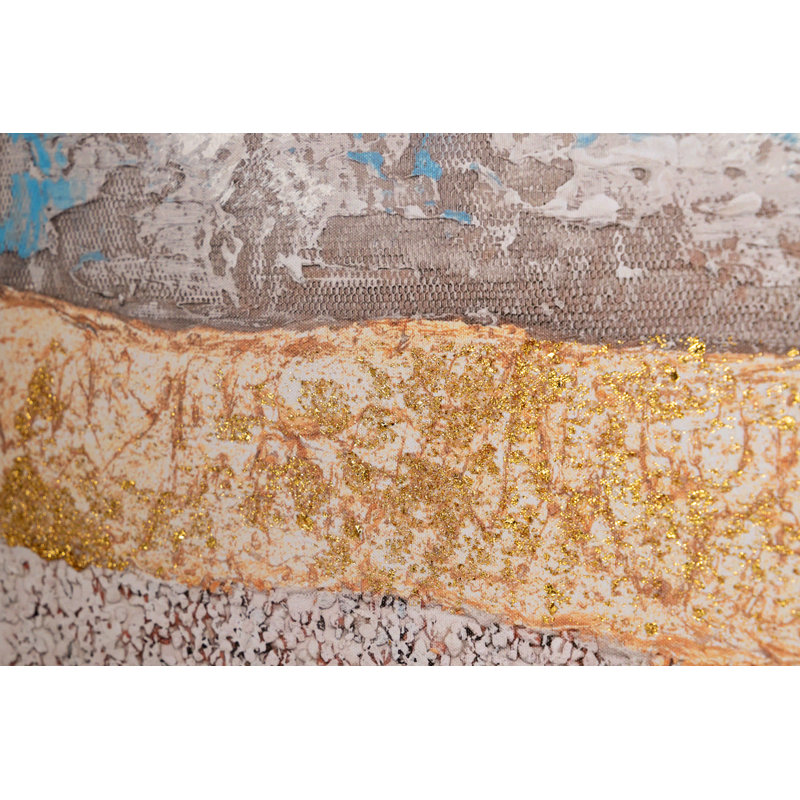 Abstract Set 2 Canvas 40% Hand Painted 40X3X80 Cm - 2 Piece Wrapped Canvas Print Set