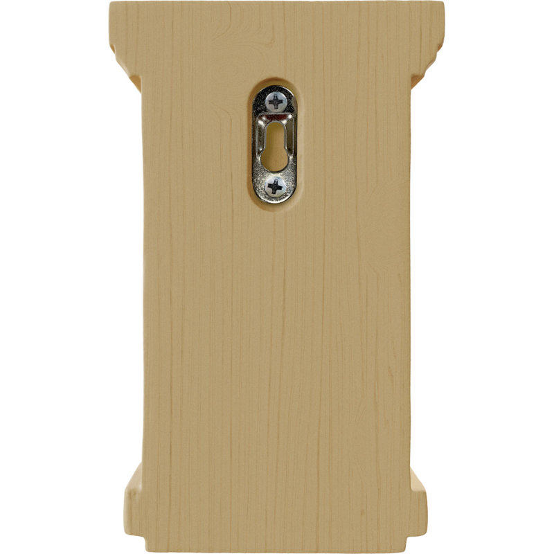 Corbeau de mission cannelé, H 7 po x l 4,25 po x P 4,25 po, Aulne