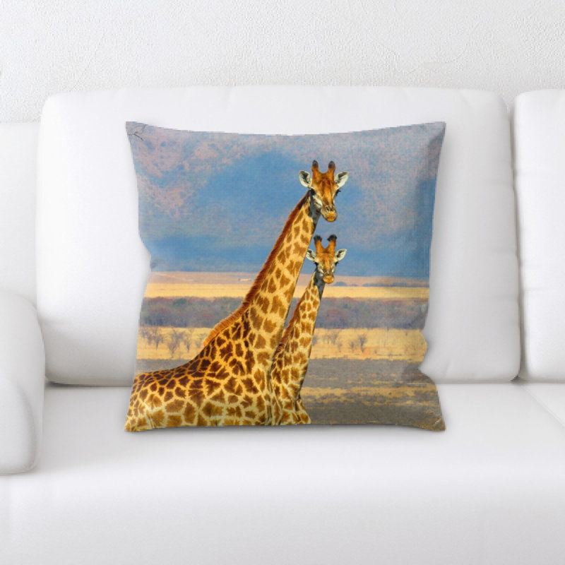 Coussin girafes