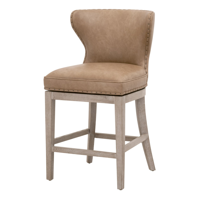 Tabouret de comptoir pivotant Gineen Milton