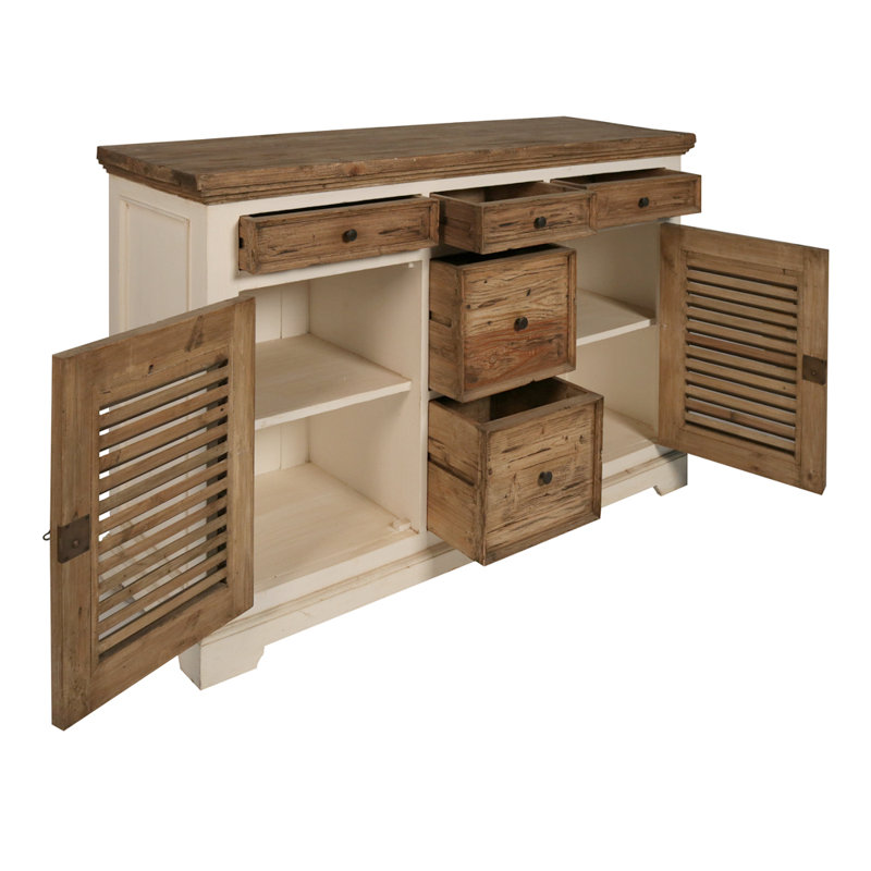Buffet en bois massif de 59 po Jonquez