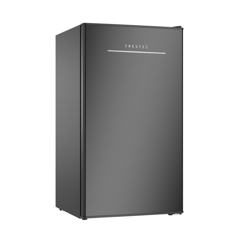  Frestec Mini Fridge with Freezer, 3.1 Cu.Ft Mini Refrigerator  with One-touch Easy Defrost, Compact Small Refrigerator for Dorm, Bedroom,  Office, Energy Saving, 37 dB Low Noise, Stainless Steel : Home 