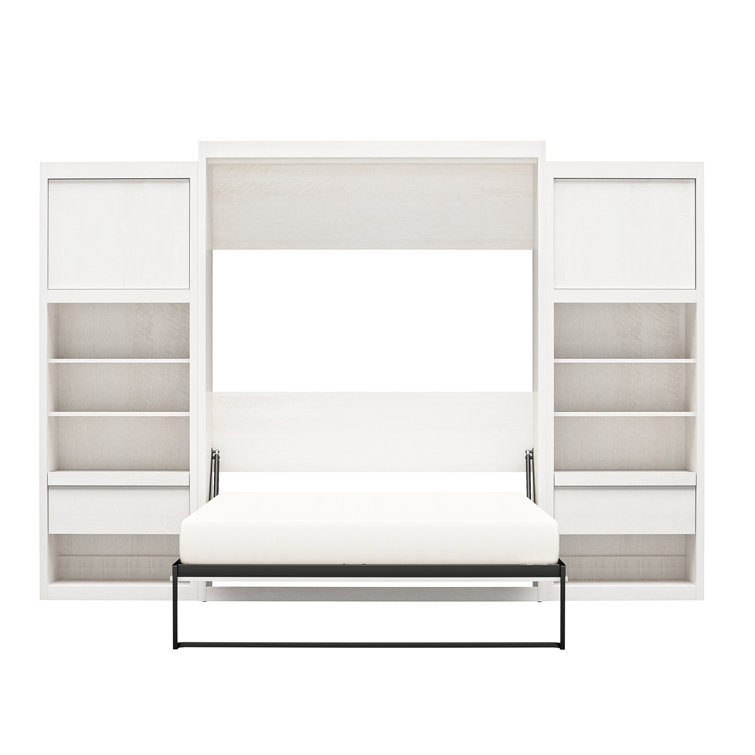 Wexford Murphy Bed with Side Cabinet Storage