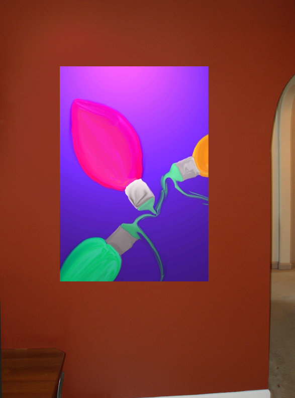 Non-Wall Damaging Wall Decal, 48" H x 33" W
