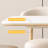 Kama Rectangular with Solid Wood Base Dining Table-1394362684