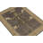 Tapis rectangulaire unique 2 pi x 3 pi 