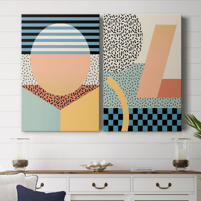 Modern Memphis III-Premium Gallery Wrapped Canvas -Ready to Hang