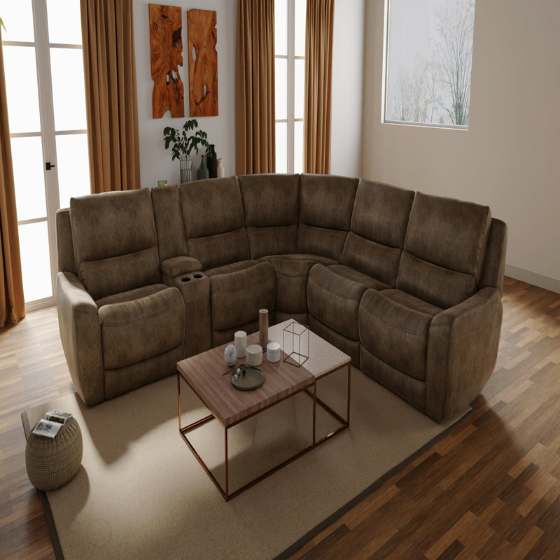 Canapé modulaire inclinable électrique 6 pièces Performance