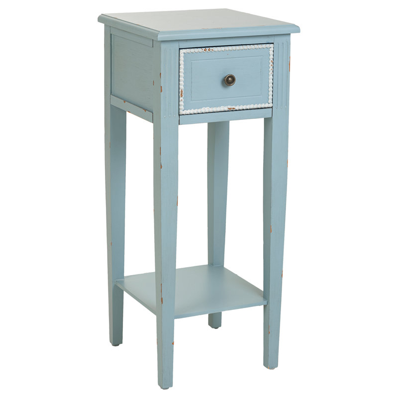 Kimonte 33 cm W Bedside Table, Blue