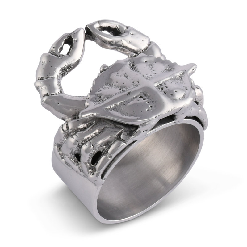 Crab Metal Napkin Ring
