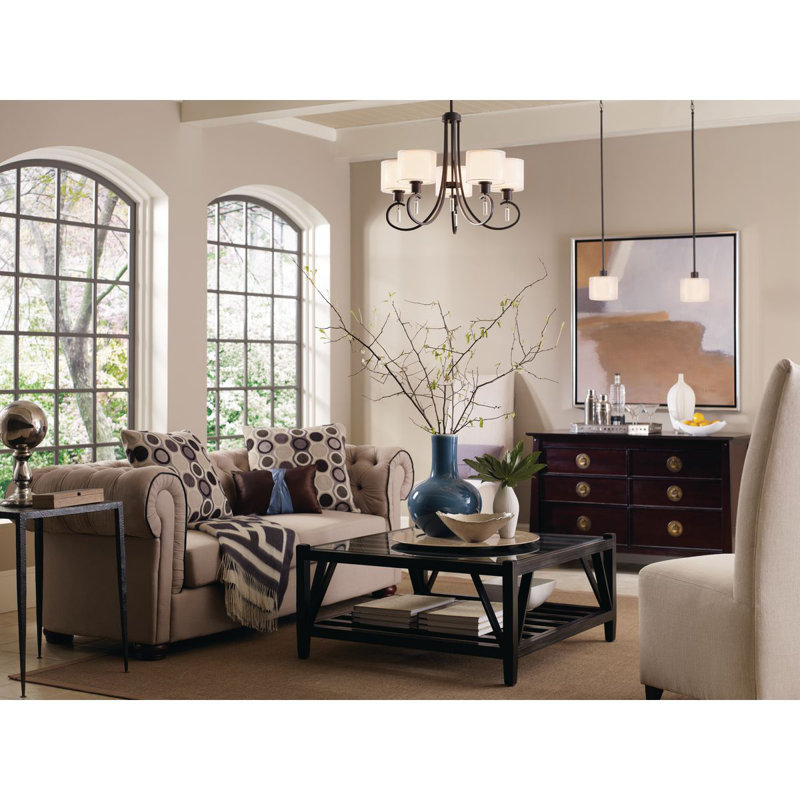 Ernestina 3 - Light Dimmable Classic / Traditional Chandelier, 3, Antique Bronze