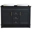 Ensemble de meuble-lavabo double 49 po Rouleau-1294142522