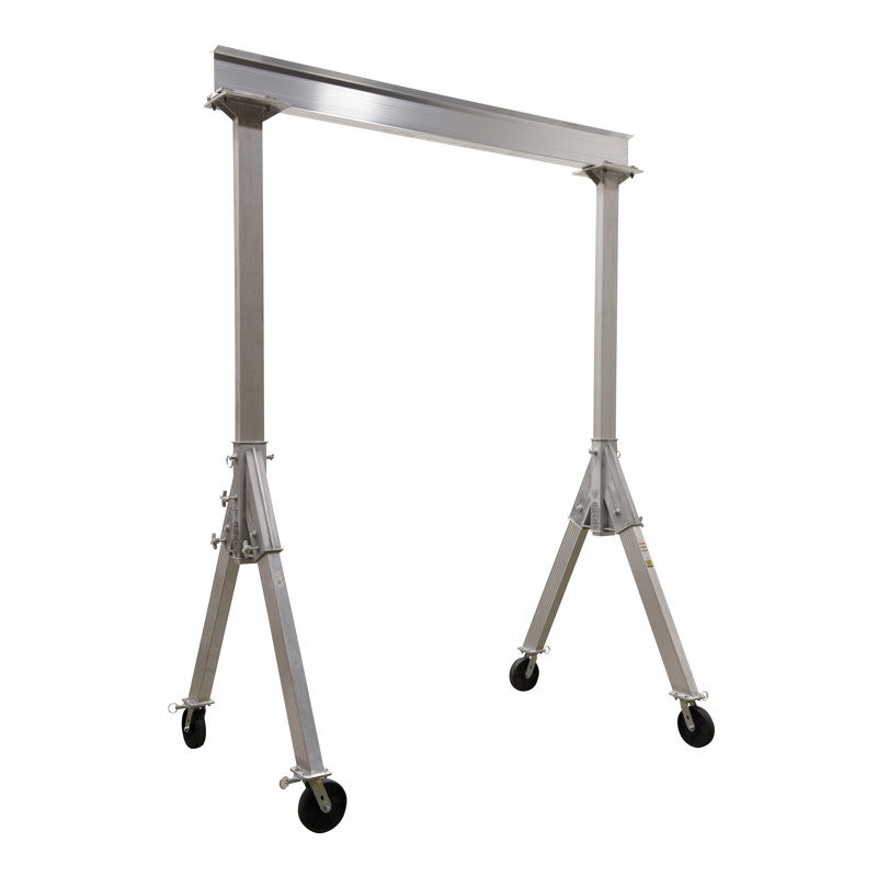 Fixed Alum Gantry Crane, 132" H x 64.68" W x 144" D