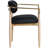 Eligah Vegan Leather Upholstered Dining Arm Chair-6766387-6766399