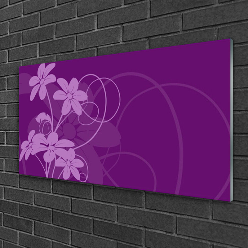 Art Abstract 1 Piece Wall Art on Glass