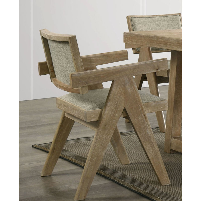 Chaises de salle à manger Modern 2pc, Chêne