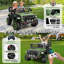 Voiture électrique 2 places 24 Volt pour enfants, 400 W avec autos avec télécommande, véhicule avec Bluetooth, musique, affichage de puissance, haute / basse vitesse, contrôle de la lumière, suspension, vert-90843795