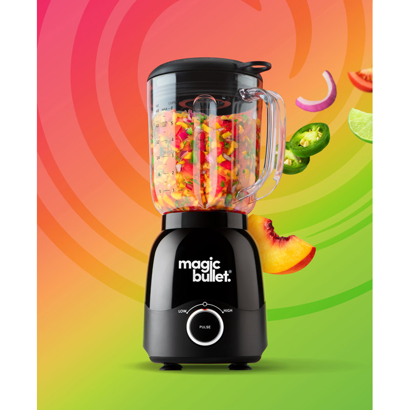 Magic Bullet Full-size Blender 48oz, Matte Black