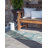 Contemporary Aviesel Area Rug Aqua Color-2050337812