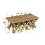 Table basse 39,5 "Teakwood