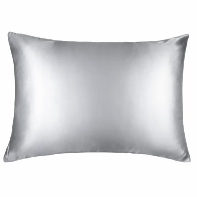 Zippered 19 Momme Natural Mulberry Silk Pillowcase, Both‑Side Real Silk Pillow Cover for Hair & Skin, Sold as 1 Piece - NTBAY