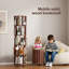 Bibliothèque rotative 100% bois massif sur roulettes-965331528