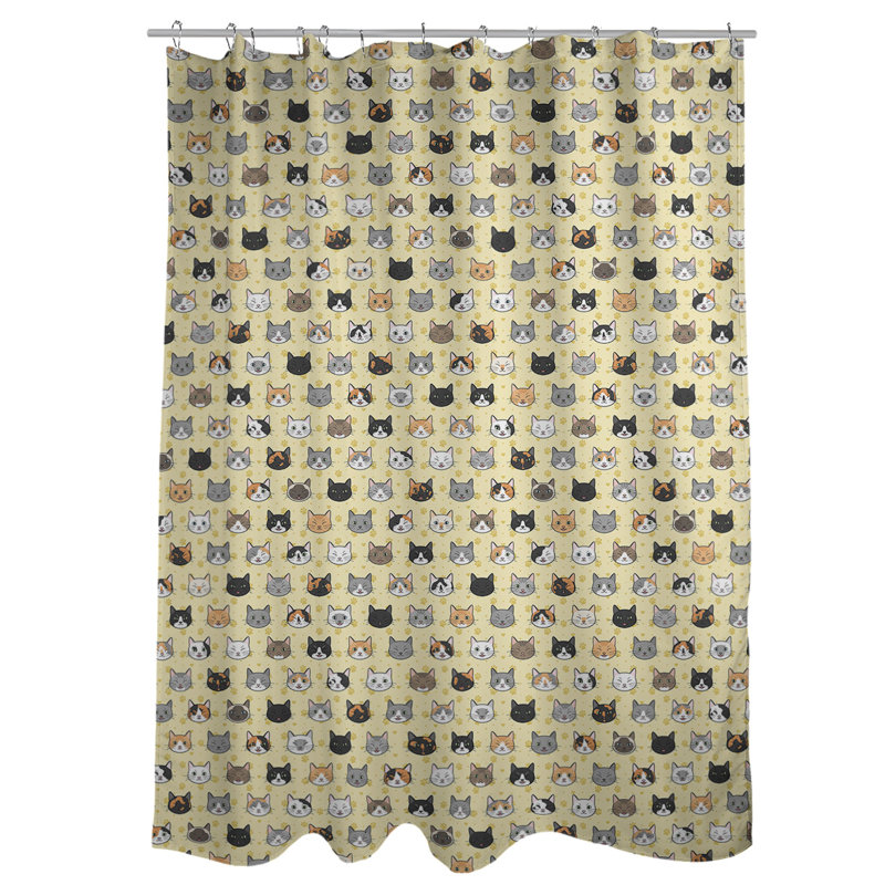 Katelyn Elizabeth Shower Curtain, Yellow