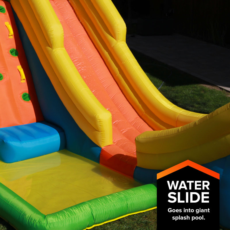 Sportspower 17' Inflatable Half Pipe Water Slide with Blower