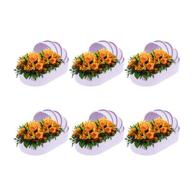 Coffret de fleurs 6 pièces