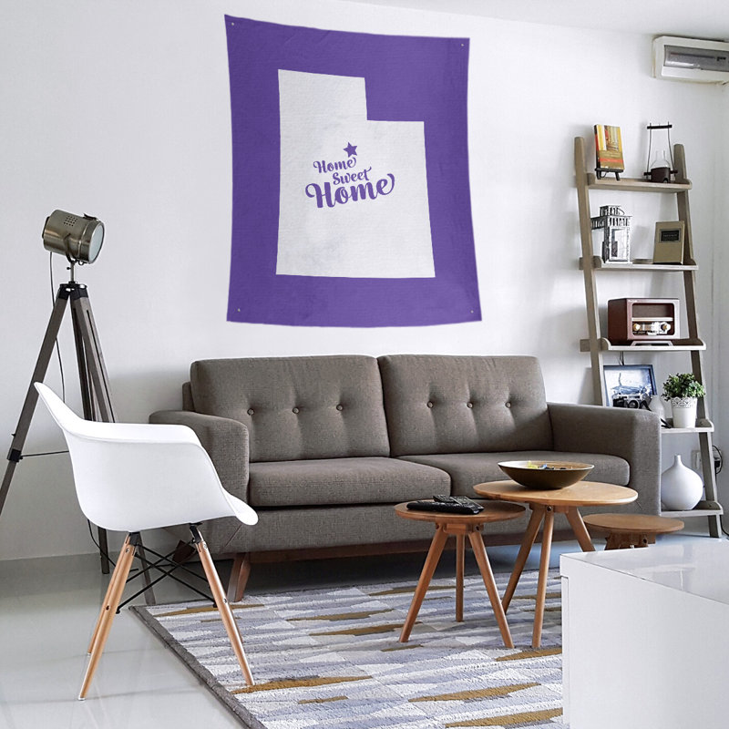 Polyester Tapestry, 104" H x 88" W, Purple
