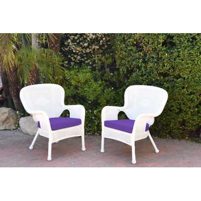 Chaise de patio avec coussins Batchelder