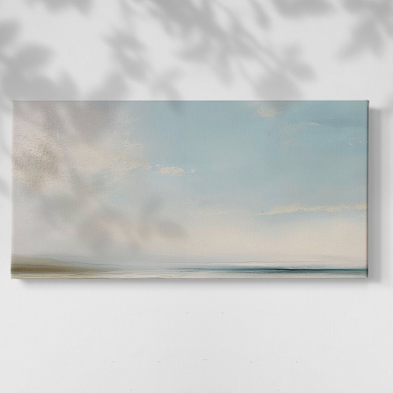 Série abstraite 7 # LV-Gallery, toile tendue, H 16 po x l 32 po