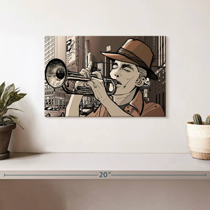 Abarca New York Trumpeter, H 8 po x l 12 po