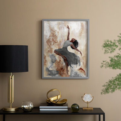 Beautiful Dancer I Framed Print - Solid Wood