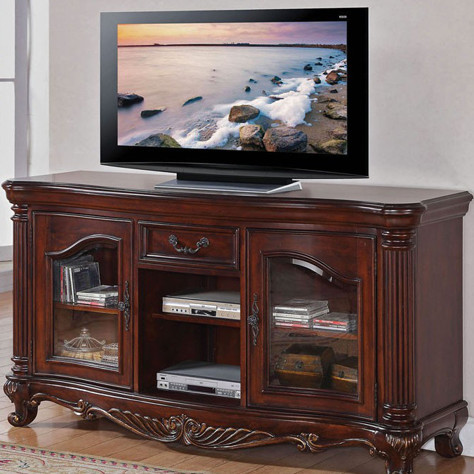 Meuble télé en bois massif pour téléviseur de 70 po ou moins Niven