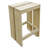 Perris Union Rustic Bar Set with Solid Wood Outer Material