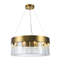 Lustre tambour en cristal 9 lumières Transitional-632336931