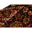 Hand-Knotted High-Quality Black and Red Area Rug