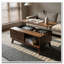 Table basse à plateau relevable avec rangement