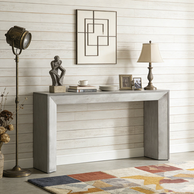 Elegant Console Table, Grey