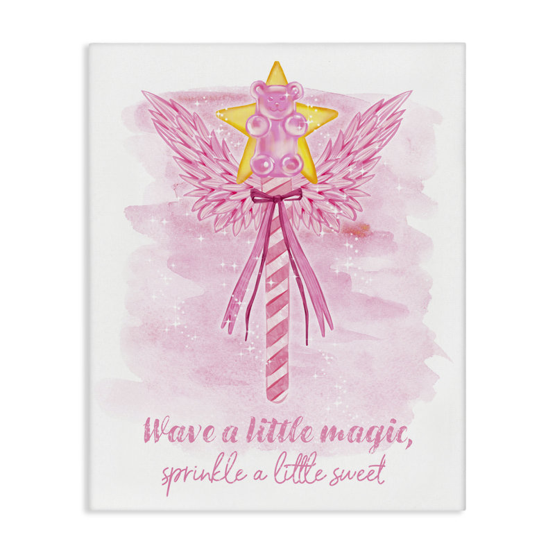 "Sprinkle Sweet Magic", art mural sur toile par Ziwei Li, H 48 po x l 36 po