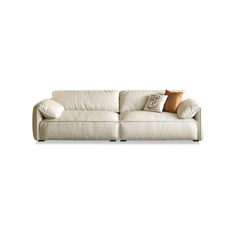 Coussin blanc modulaire 100% polyester, H 31,1 po x l 93,31 po x P 40,94 po, 3, Blanc